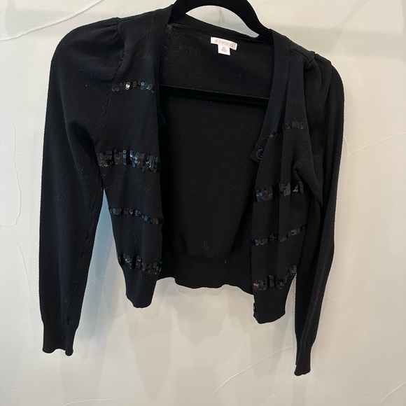 Xhilaration Black Cardigan- XSmall - Picture 5 of 9